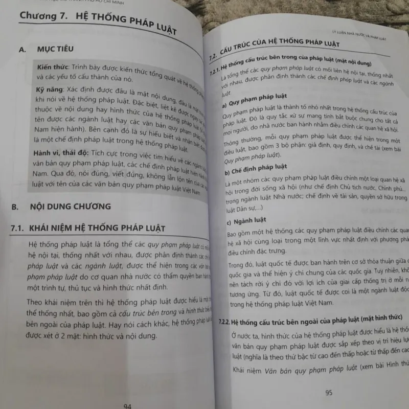 Giáo trình Pháp Luật và Lý luận Nhà Nước- GV Trần T. Mai Phước - Đh Mở HCM 762249