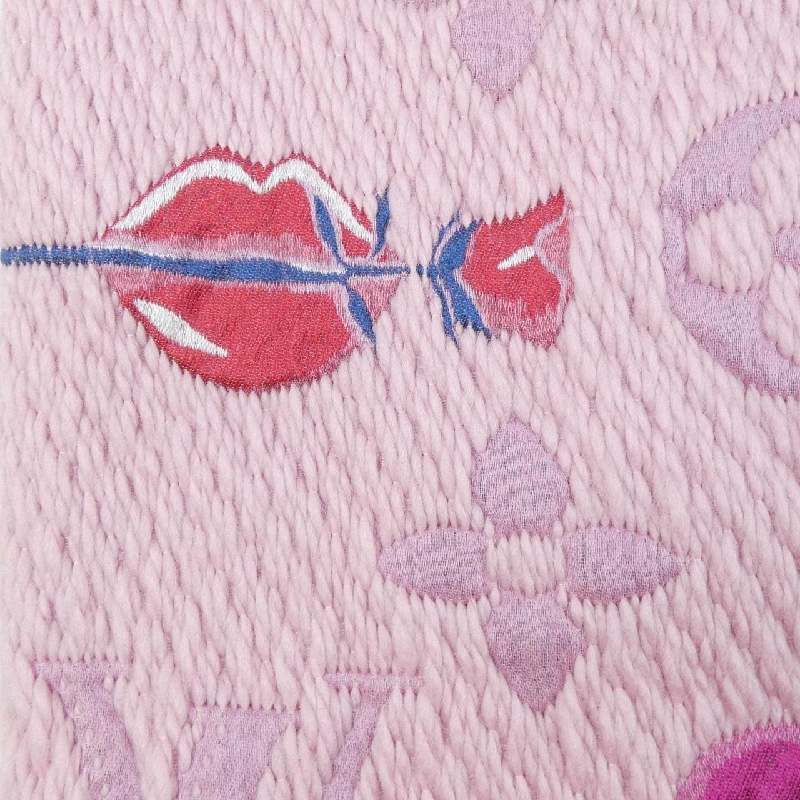 Louis Vuitton LOUIS VUITTON Écharpe Logo Mania À La Folie M71587 Khăn quàng - Hàng hiệu Chính hãng 834636