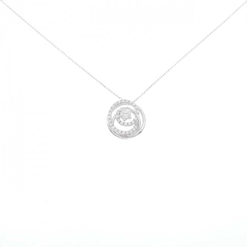 Dây chuyền kim cương 18KWG/K18WG 0.50CT - Hàng hiệu Authentic 860633