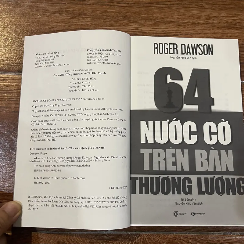 64 nước trên bàn cờ thương lượng - Roger Dawson (7) 1018774
