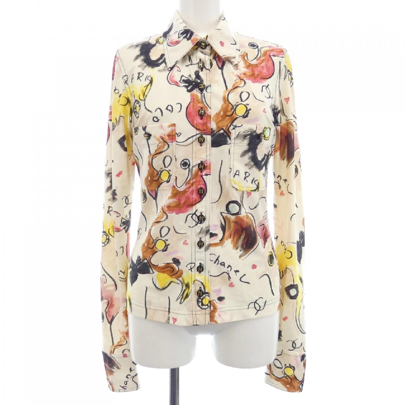 【Vintage】Chanel CHANEL P04947V04099 Áo sơ mi 630599