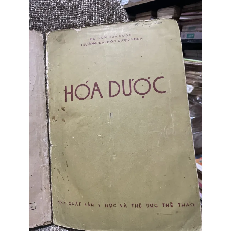 Hoá dược 2 tập  - hơn 700 trang khổ lớn - sách y  1009137