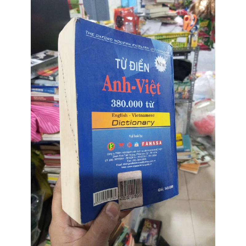 Từ Điển Anh - Việt 380.000 từ - The Oxford Modern English Dictionary 2011 mới 80% ố Sách tự học tiếng Anh HCM1004 1007604