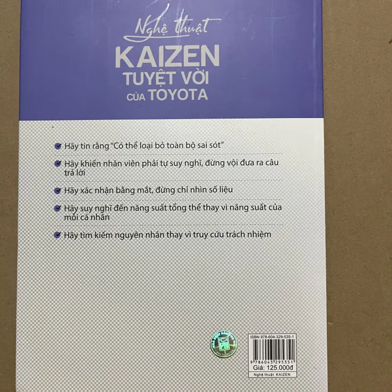 Nghệ thuật Kaizen tuyệt vời của Toyota 977300