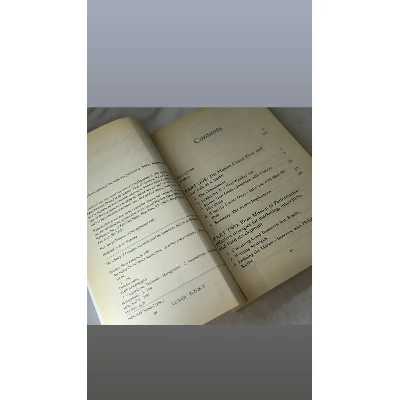 Management / Non-profit – Managing the Non-Profit Organization | Peter F. Drucker 755130