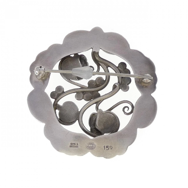 Brooch Hoa Nở Ánh Trăng George Jensen - Hàng hiệu Chính Hãng 845412