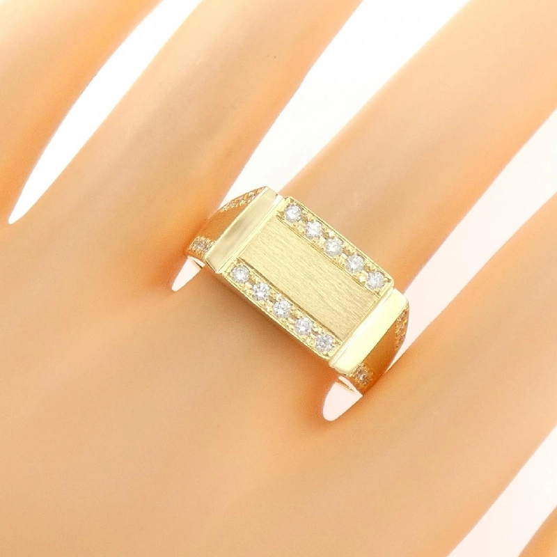 Nhẫn kim cương K18YG 0.37CT - Hàng hiệu Authentic 848375