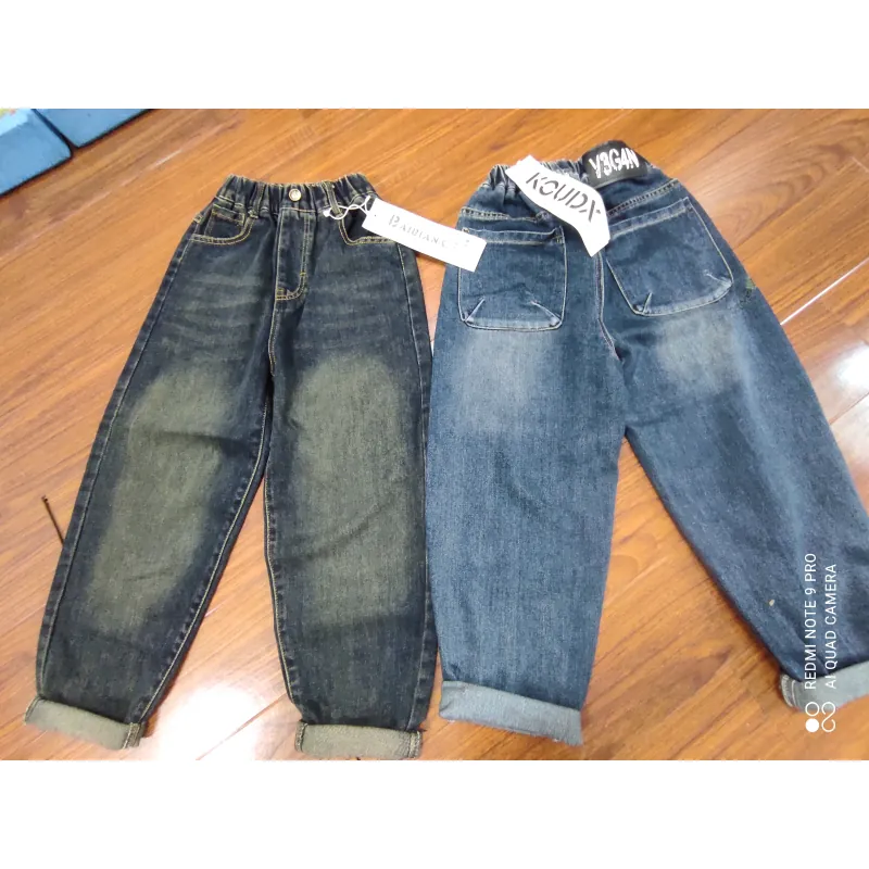Quần jeans nam chất liệu denim xanh kiểu dáng casual 603276