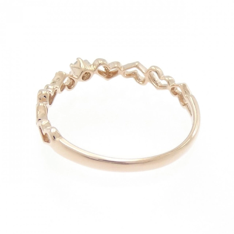 Nhẫn kim cương K10PG hình trái tim 665434