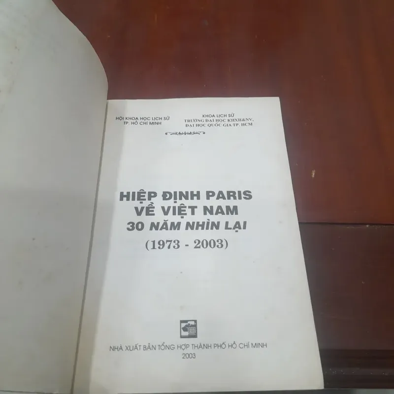 HIỆP ĐỊNH PARIS VỀ VIỆT NAM, 30 năm nhìn lại (1973-2003) 705057
