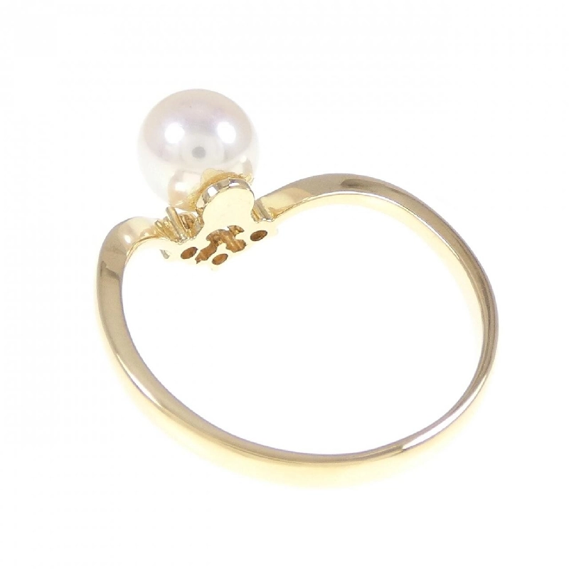 Nhẫn ngọc trai Akoya K18YG 6.4mm 672777
