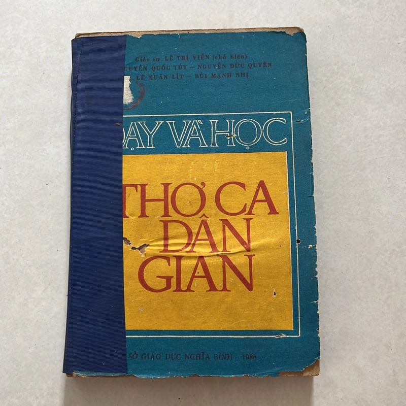Thơ ca dân gian — 1986s 498354