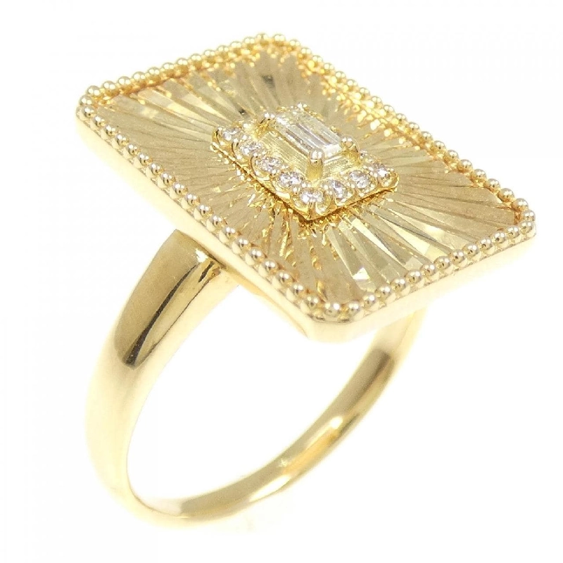 【Sản phẩm mới】Nhẫn kim cương K18YG 0.12CT 669050