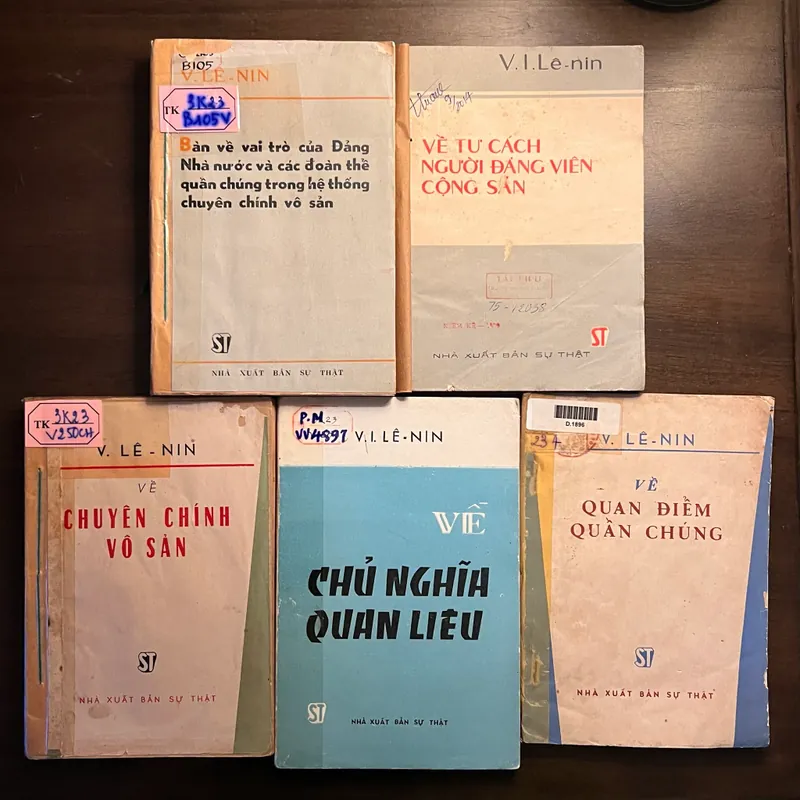 📖 Bộ 5 cuốn sách tác phẩm của Lê-nin (xb 1967-1984)9 565213