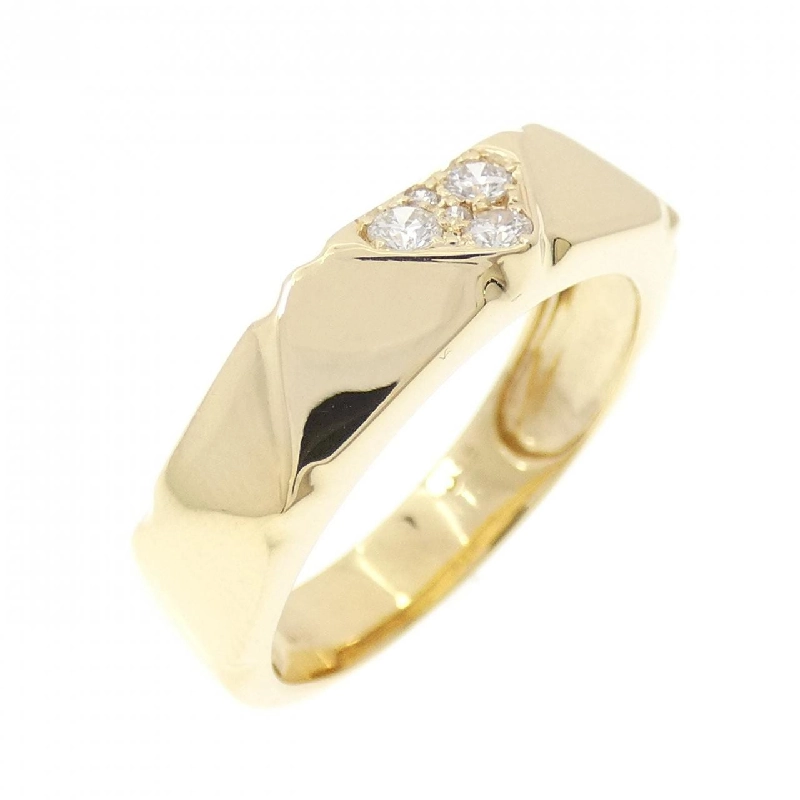 Nhẫn kim cương K18YG 0.13CT 667083