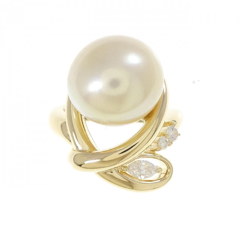 Nhẫn ngọc trai trắng K18YG - Hàng hiệu Authentic 849000