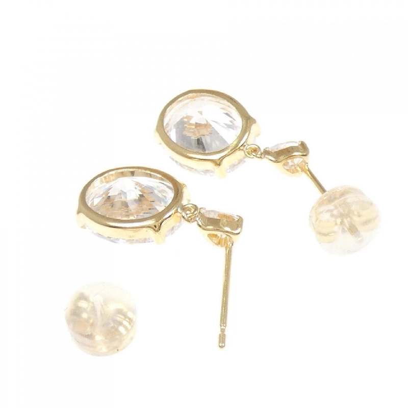 K18YG Bông tai Cubic - Hàng hiệu Chính hãng 869843