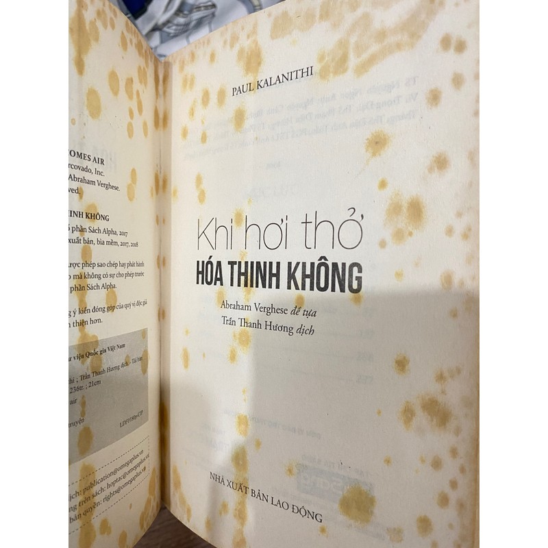 Paul Kalanithi | Khi hơi thở hoá thinh không*TẶNG QUÀ 0Đ FREESHIP THÁNG 4 195680