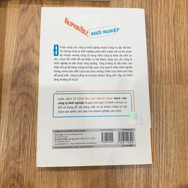 sách "19 Kênh Thu Hút Khách Hàng Dành Cho Công Ty Khởi Nghiệp"  756448