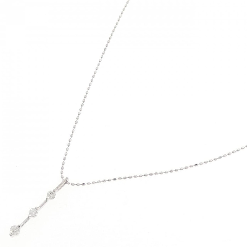 Dây chuyền kim cương K18WG 0.15CT - Hàng hiệu Chính hãng 863819