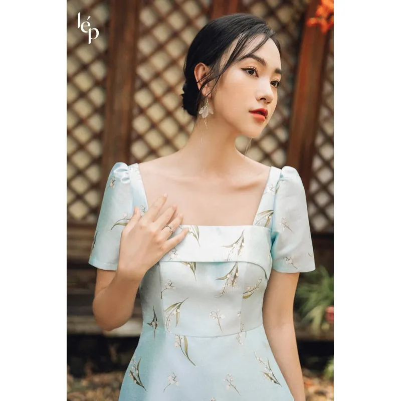 Váy hoa xanh của Lép 714639