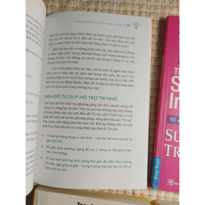 ✨ COMBO 4 SÁCH TONY BUZAN – KÍCH HOẠT NÃO BỘ, NÂNG TẦM TƯ DUY ✨ 713464