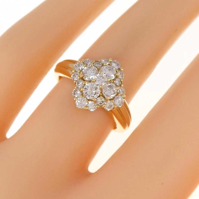 Nhẫn kim cương K18YG 1.00CT 672574