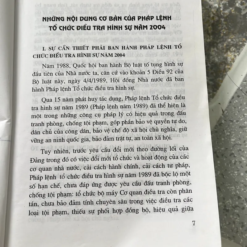 [luật - hình sự] Tập huẩn chuyên sâu Pháp lệnh điều tra 563167