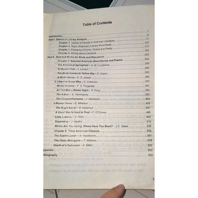 GIÁO TRÌNH VĂN CHƯƠNG MỸ - A COURSE IN AMERICAN LITERATURE - NXB Đại học Quốc gia TP HCM 496256