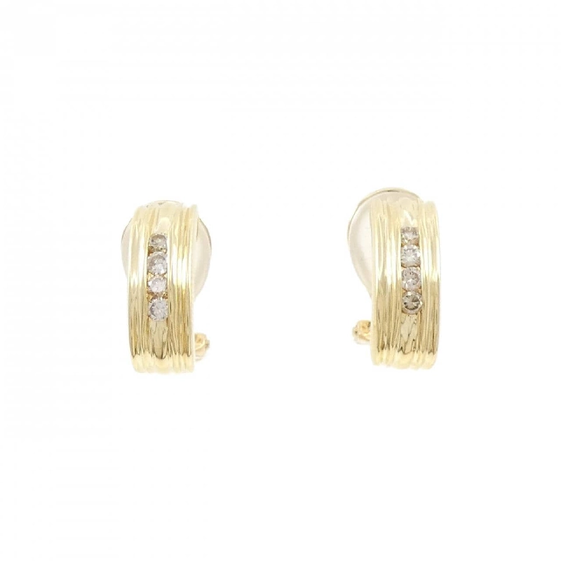 K18YG Bông tai kim cương 0.20CT - Hàng hiệu Chính hãng 878790