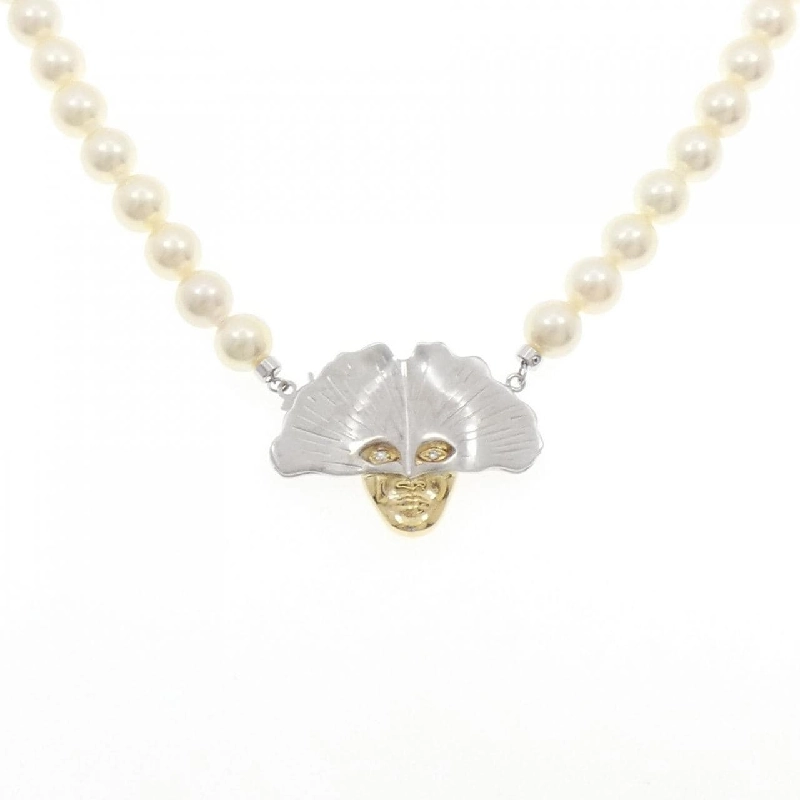 Dây chuyền ngọc trai Akoya 750YG/750WG 7-7.5mm - Hàng hiệu Chính hãng 858022