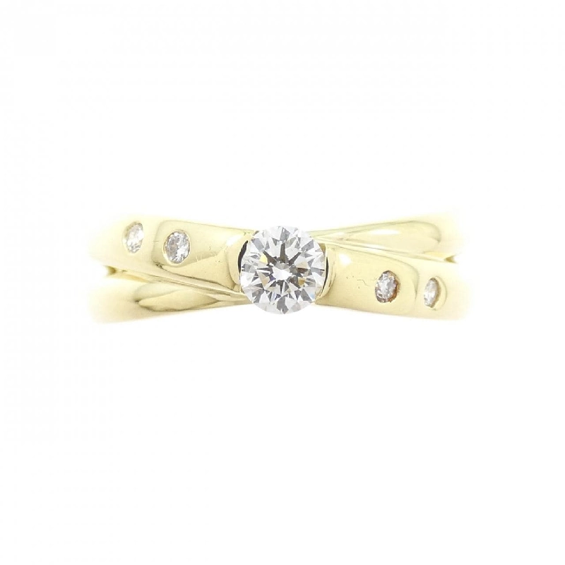 Nhẫn kim cương K18YG 0.22CT - Hàng hiệu Authentic 850184