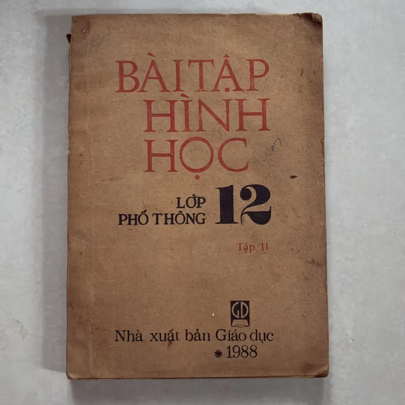 Bài tập hình học 12 (tập 2) - 1988s 800670