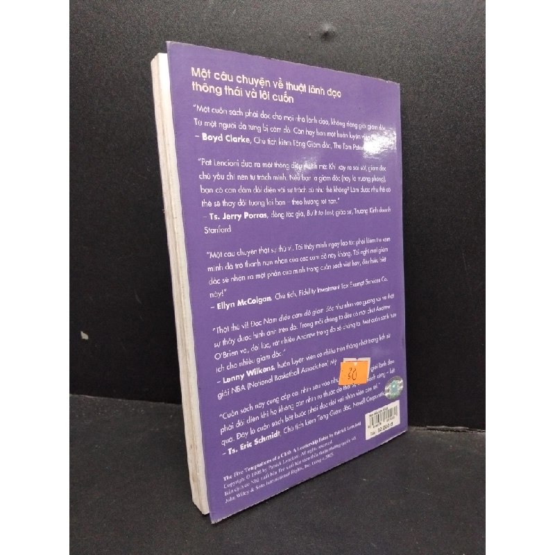 Năm điều cám dỗ giám đốc mới 80% ố 2006 HCM2207 Patrick Lencioni KỸ NĂNG 407394