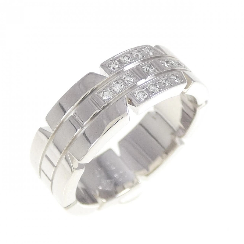 Nhẫn Cartier Tank Française Half Diamond - Hàng hiệu Authentic 838334