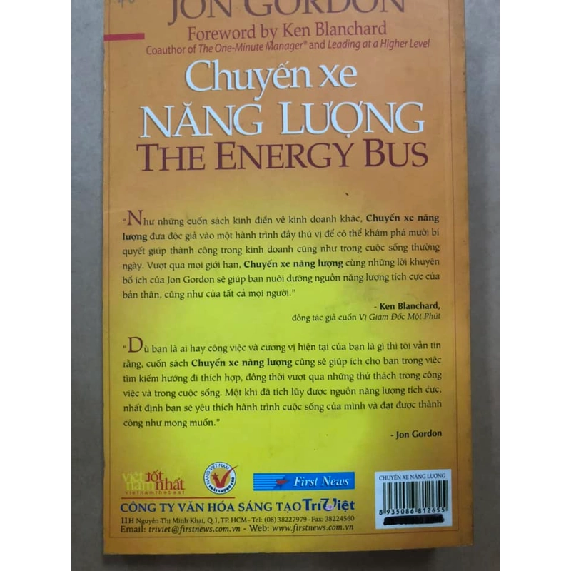 Sách Chuyến xe năng lượng - Jon Gordon 305580