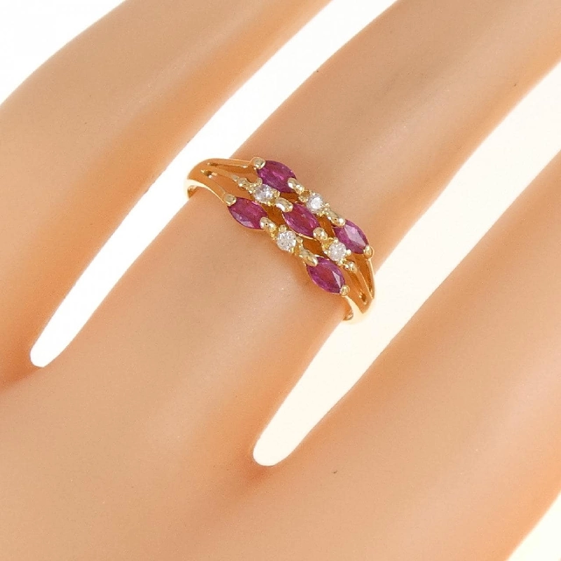 Nhẫn ruby K18YG 0.33CT 669537