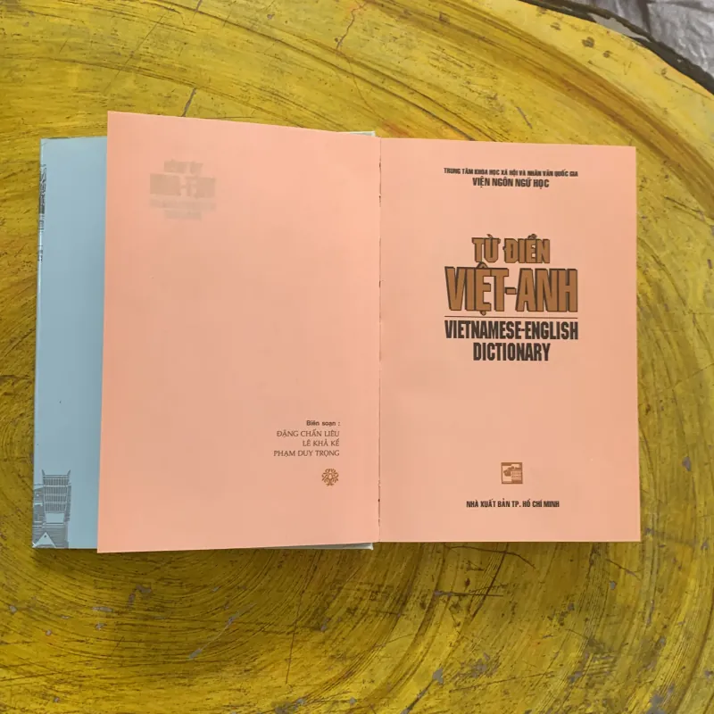 TỪ ĐIỂN VIỆT- ANH Vietnamese-English Dictionary  1022760