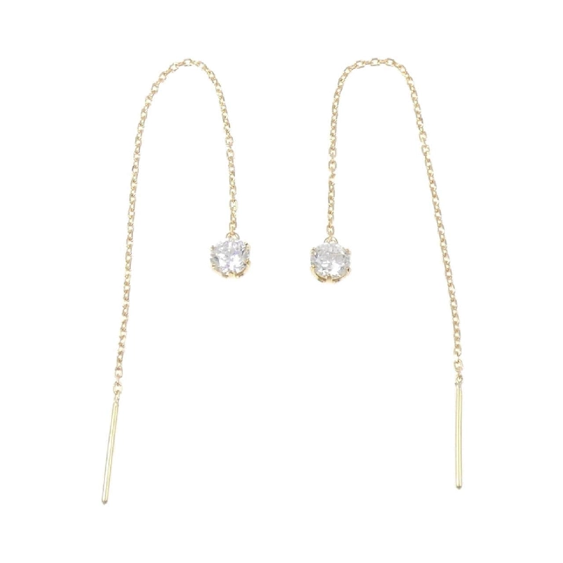 K18YG Bông tai Cubic - Hàng hiệu Chính hãng 865532