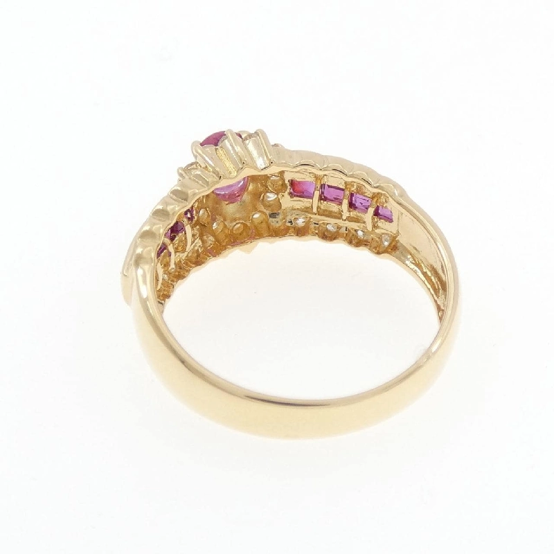 Nhẫn ruby K18YG - Hàng hiệu Authentic 850587