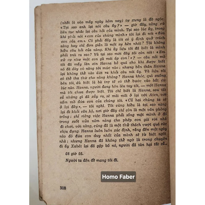 HOMO FABER, tiểu thuyết của Max Frisch 705077