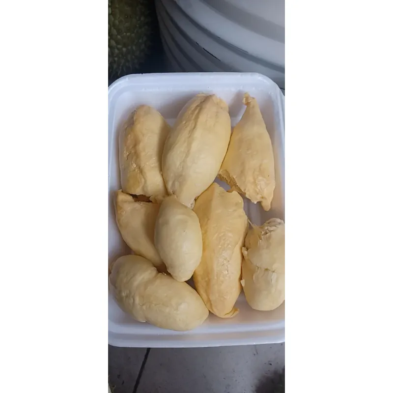 Quả sầu riêng tươi trái cây nhiệt đới màu vàng đậm, vỏ sần sùi, thịt ngọt 735657