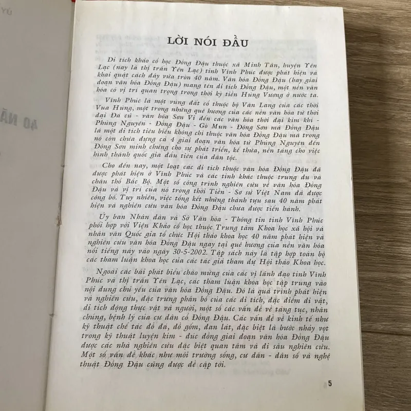 VĂN HÓA ĐỒNG ĐẬU, 40 NĂM PHÁT HIỆN VÀ NGHIÊN CỨU 937354
