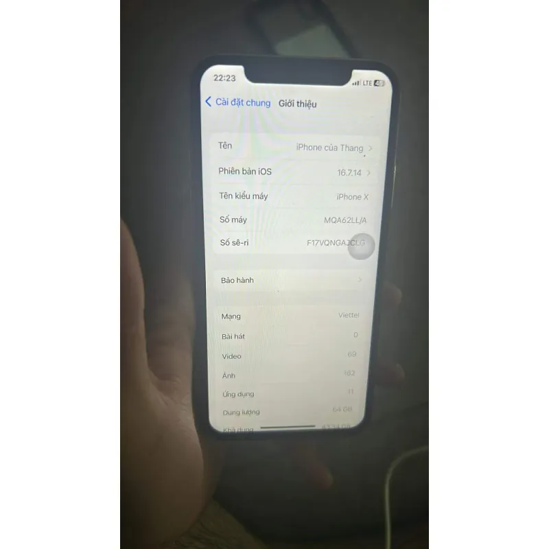 Cần bán hoặc gl redmi ip x full chức năng 2tr3 có fixx nhẹ 926309