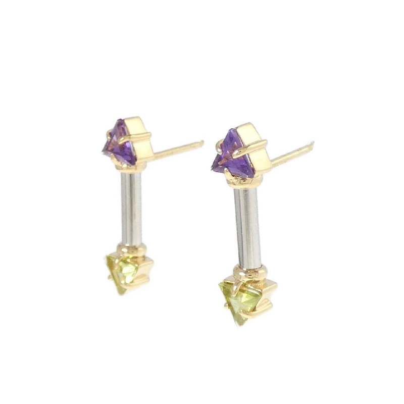 PT900/K18YG Amethyst Bông tai - Hàng hiệu Chính hãng 876658