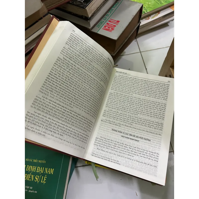 Khâm Định Đại Nam Hội Điển Sự Lệ (Trọn bộ 8 Tập) (sách xấu, xem mô tả) 1019717