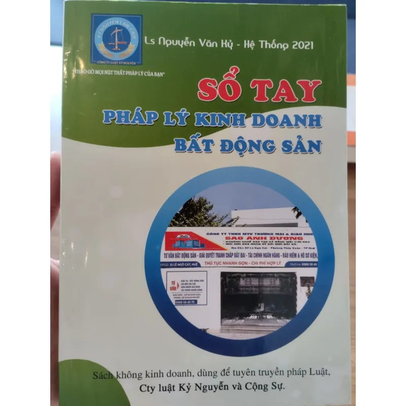 sổ tay hướng dẫn về pháp luật trong lĩnh vực bất động sản 997438