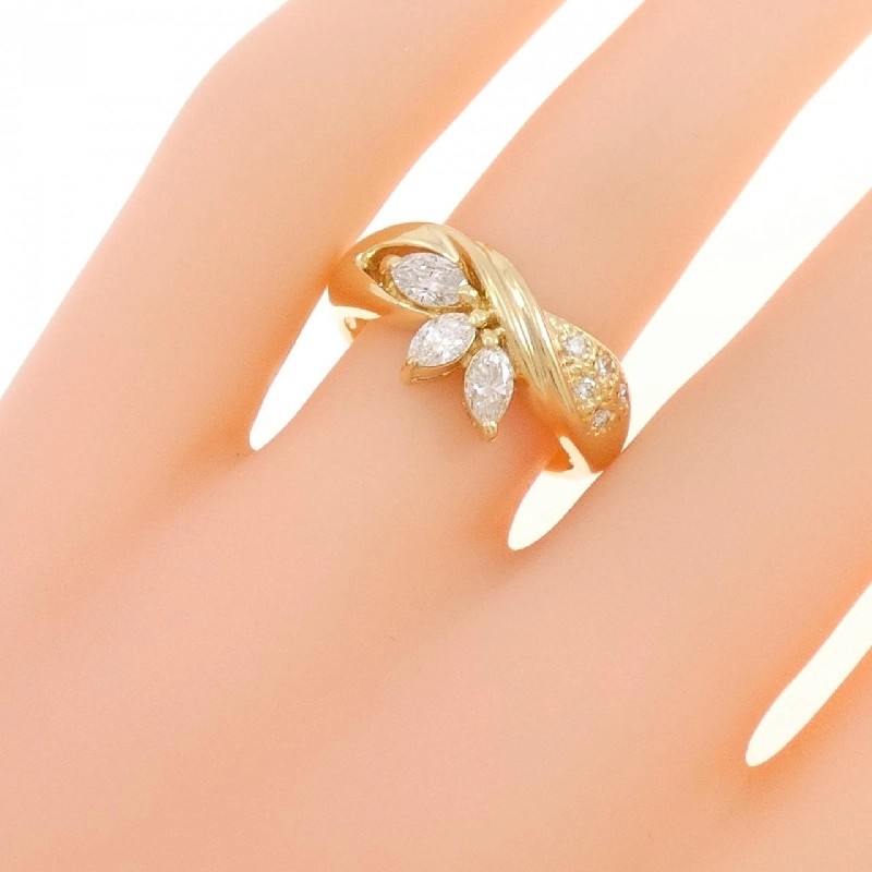 Nhẫn kim cương K18YG 0.50CT 670719