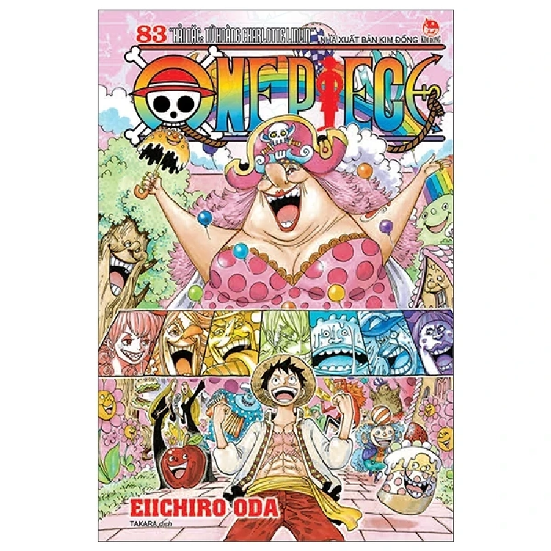 One Piece - Tập 83: Hải Tặc - Tứ Hoàng Charlotte Linlin - Eiichiro Oda (Mới 100%) Truyện tranh, NXB Kim Đồng - SÁCH ĐẠI HỌC 486500