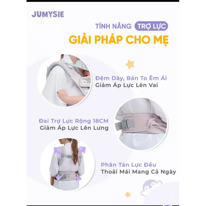 Địu trợ lực Jumysie cho bé 4-36 tháng (như mới) 705368